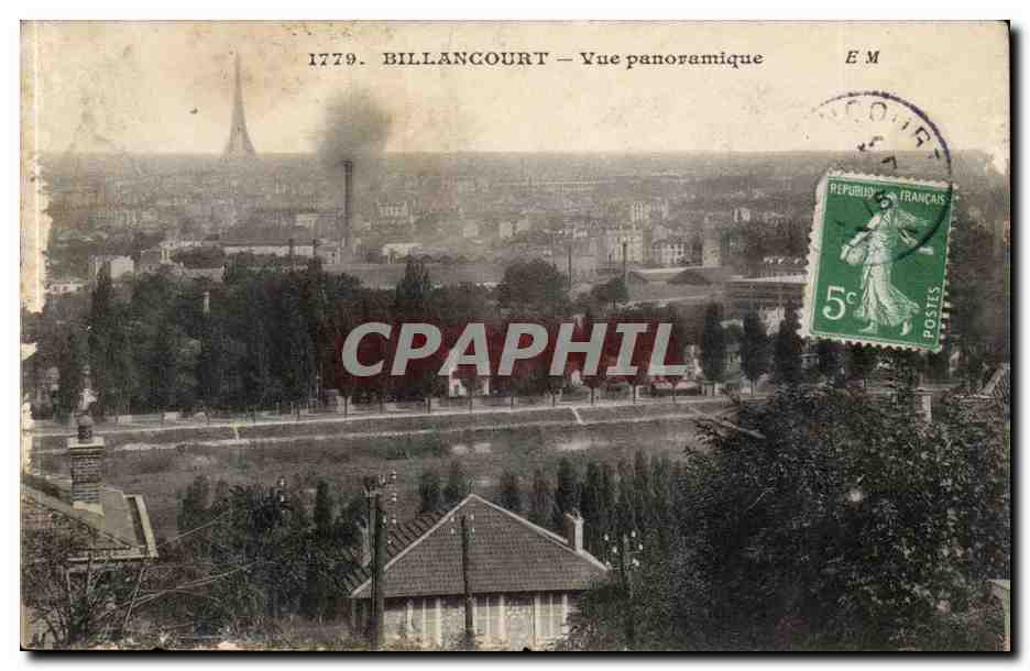 Billancourt CPA Vue panoramique