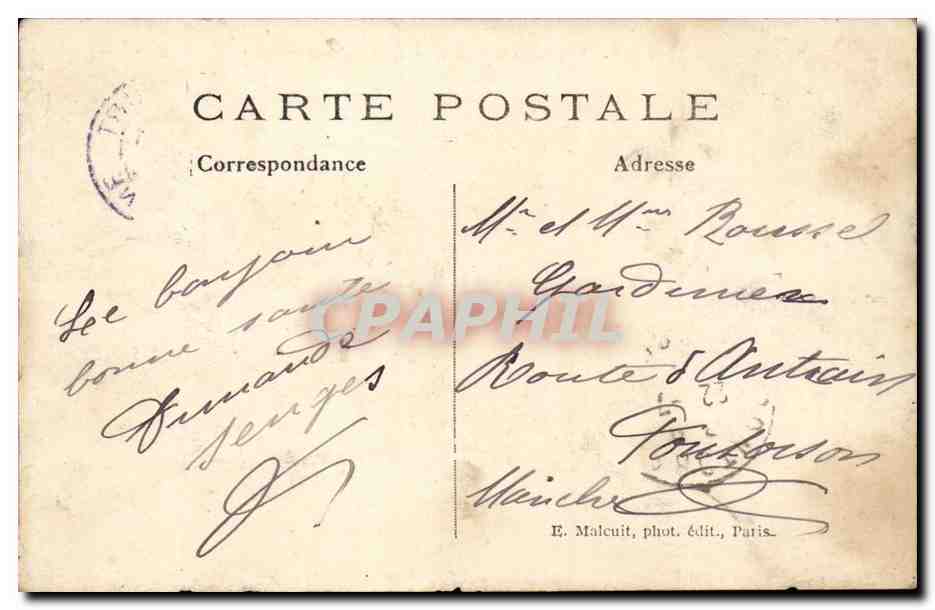 Billancourt CPA Vue panoramique — Rückseite