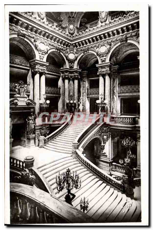 Paris CPA Grand escalier de l'Opera
