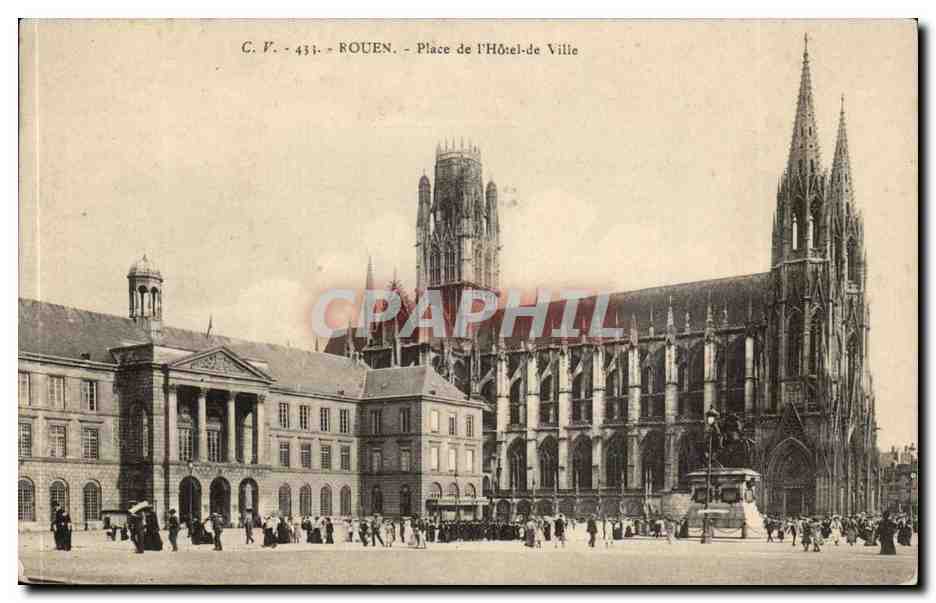 Rouen CPA Place de l'hotel de ville