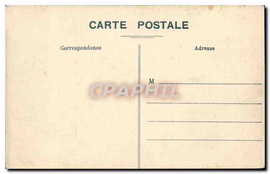 Rouen CPA Place de l'hotel de ville — Rückseite
