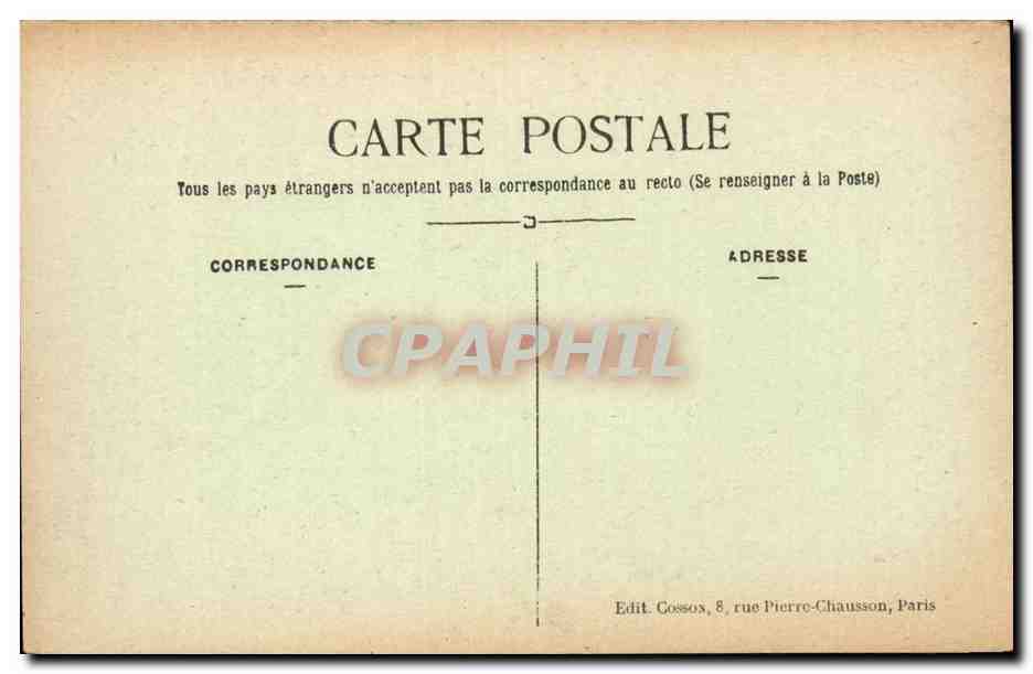Rouen CPA la cathedrale prise de la grosse horloge — Rückseite