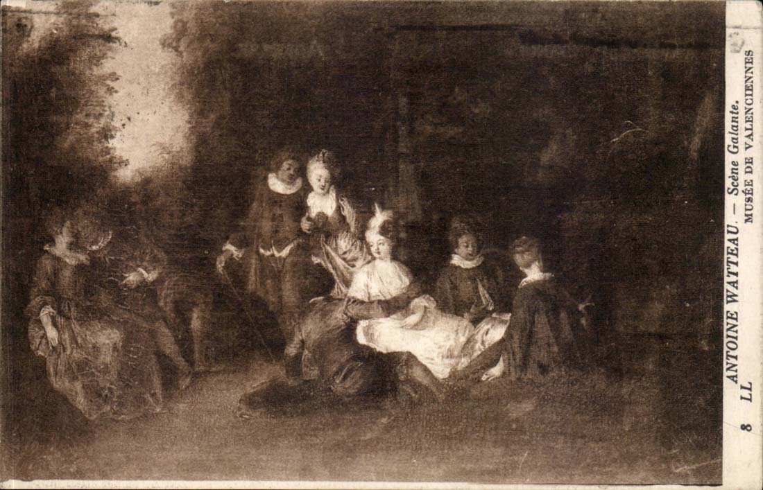 Scène Galante — Antoine Watteau — Musée de Valenciennes