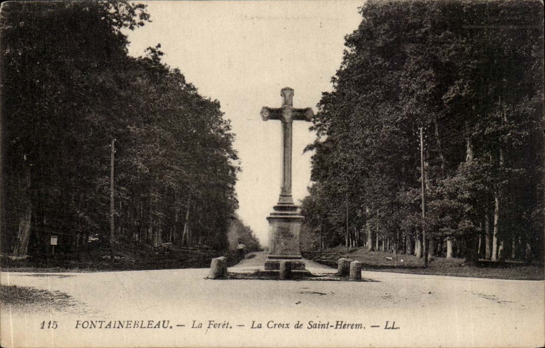 Fontainebleau — La Feréi — De Kruis van Saint-Hérem — LL. — N° 115