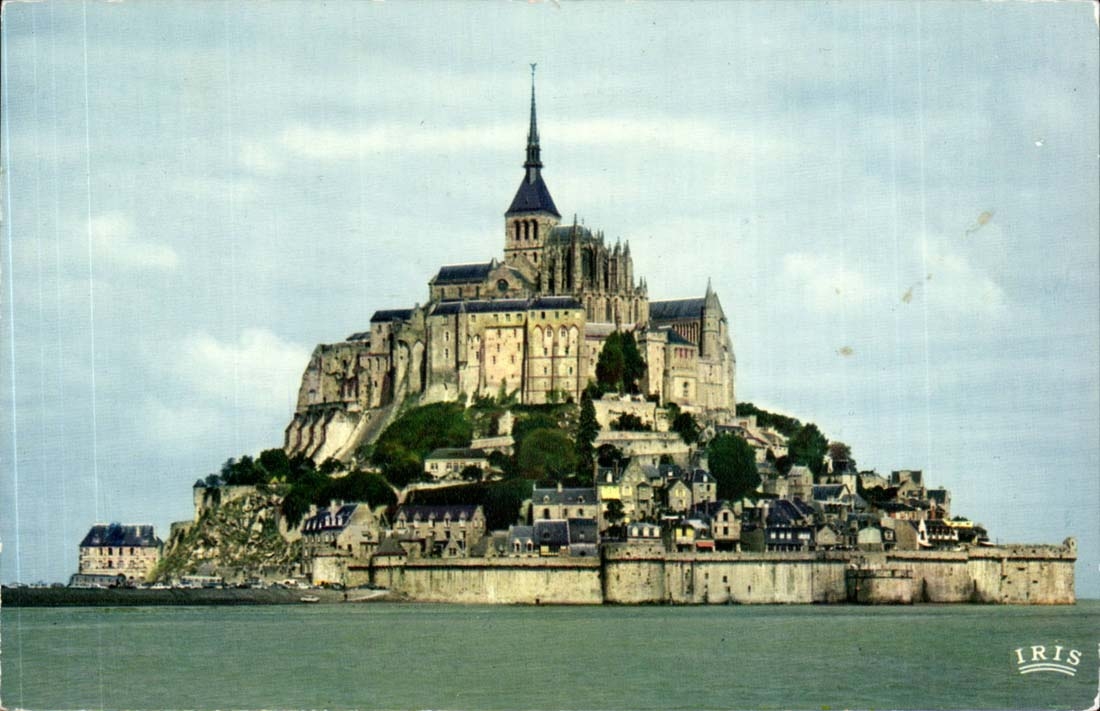 Mont Saint-Michel — vue à marée haute — éditeur IRIS