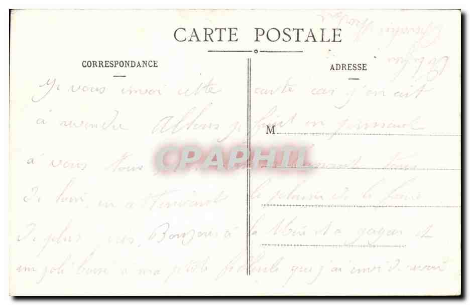 Vichy - Facade du Casino - CPA  — Rückseite