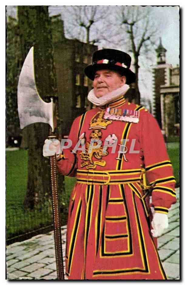England - Angleterre - Yeoman Warder at the Tower of London - CPA 
