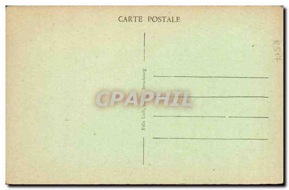 Strasbourg - Strassburg - Vue prise de la Place de la Republique - CPA  — Verso
