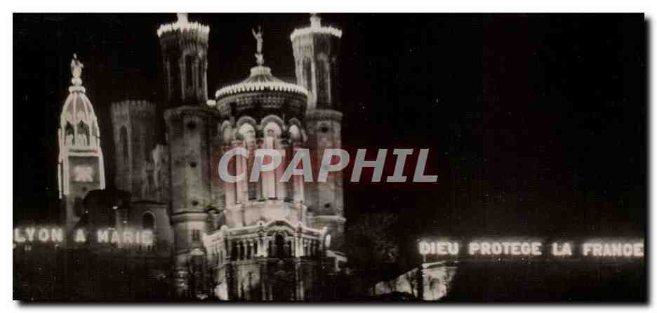 Basilique Notre-Dame de Fourvière — Lyon — éditeur TROLLIET & Fils, Lyon