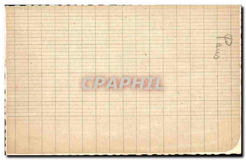 Paris - Souvenir - CPA  — Verso