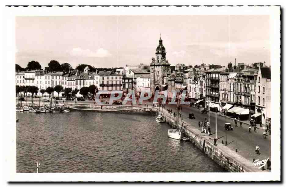 La Rochelle — Le Port et la Tour de la Grosse Horloge — Éditions Caby