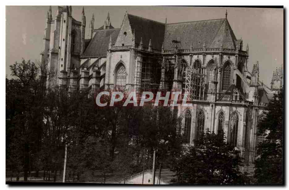 nantes - Cathedrale vue du Cours St Pierre - CPA 