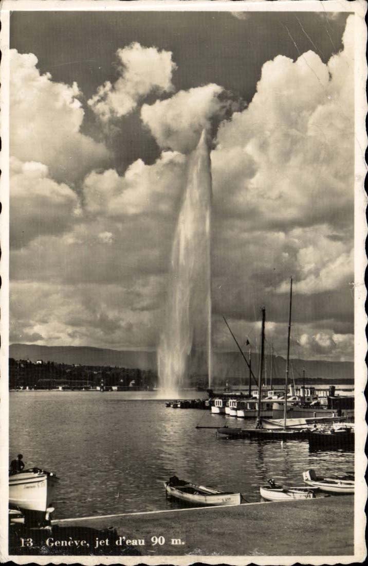 Suisse - Schweiz - Geneve - Geneva - jet d'eau 90 m - CPA 
