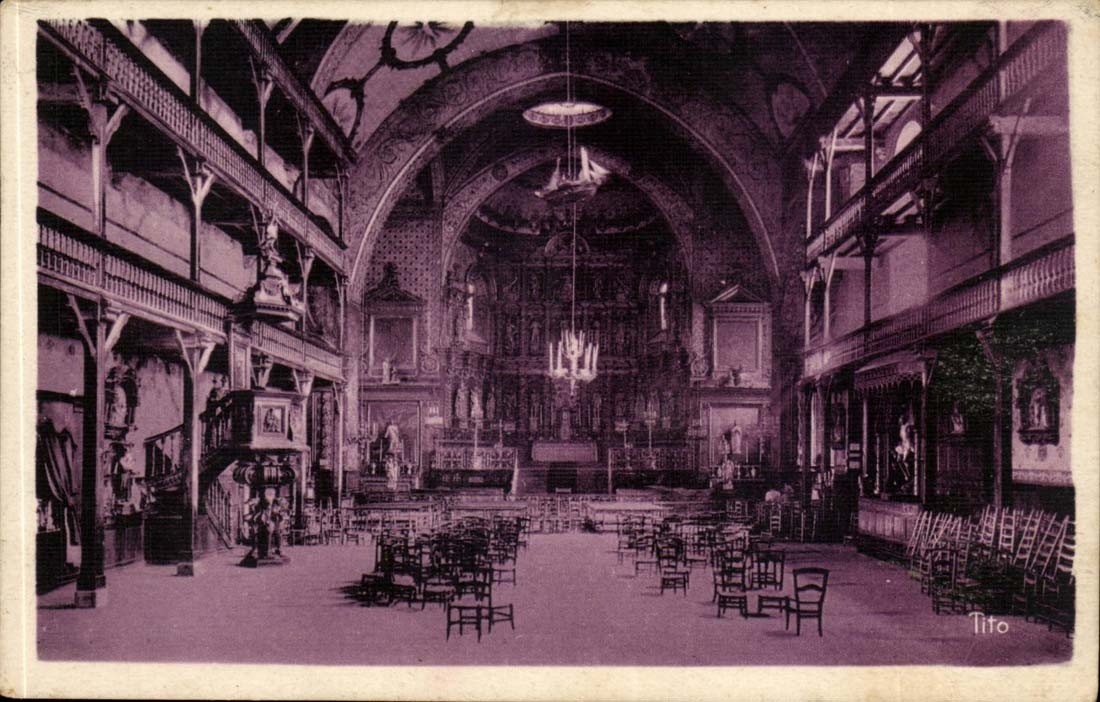 Saint-Jean-de-Luz (Côte Basque) — Intérieur de l'église — Tito