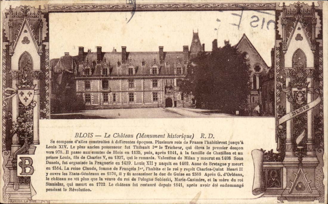 Blois - Le Chateau Monument Historique - CPA 