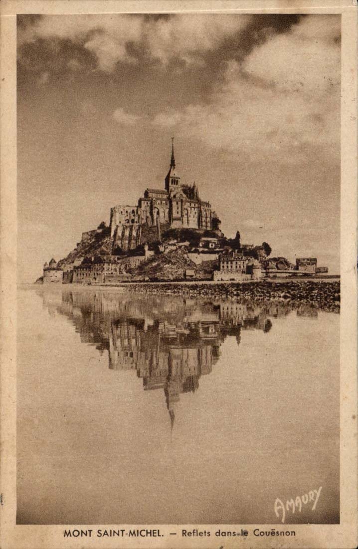 Mont Saint-Michel — Reflets dans le Couësnon — Amgury