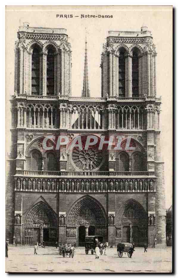 Paris - 4 - Notre Dame - CPA 