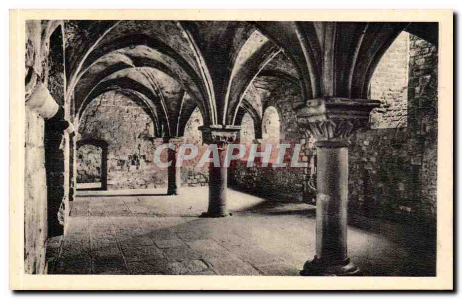 Abbaye du Mont-Saint-Michel — Le promenoir — Serv. Commercial Monuments Historiques
