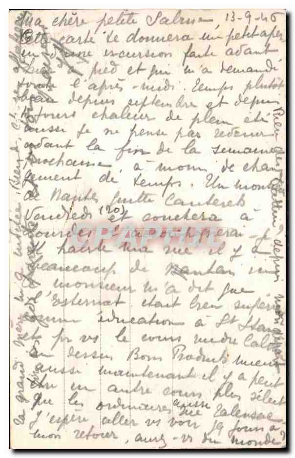 Cauterets - Au Bords du Lac D'Eston - cheval - CPA  — Rückseite