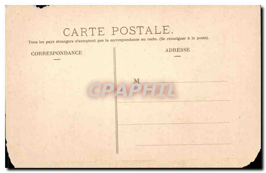 fantaisie - Enfants - Colonie Edouard - la toilette du matin - fleurs CPA  — Rückseite