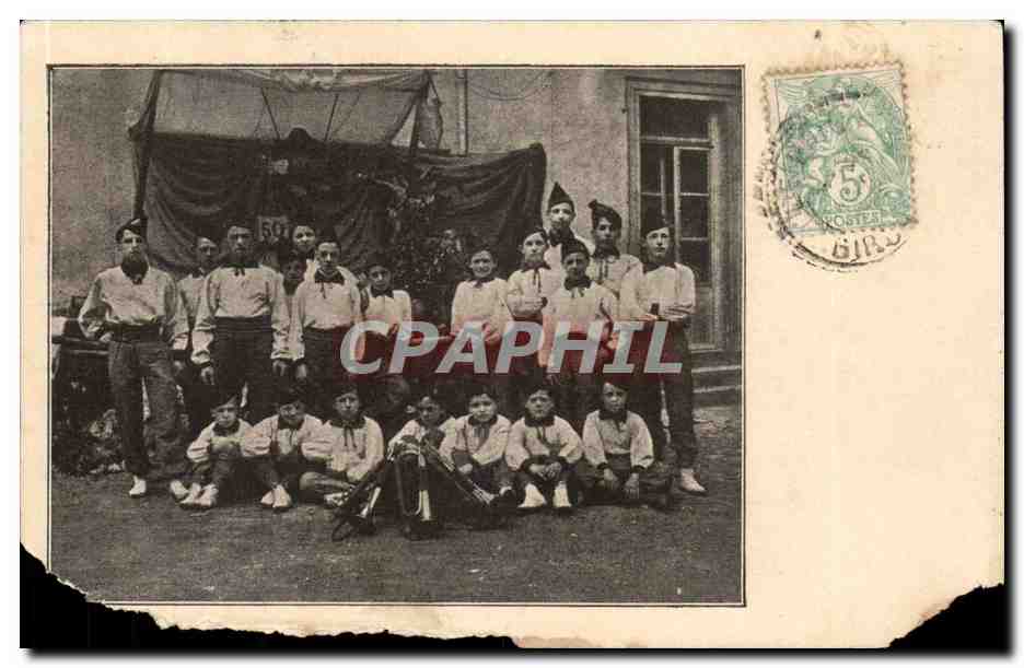 Fantaisie - Enfants - Scoutisme CPA 