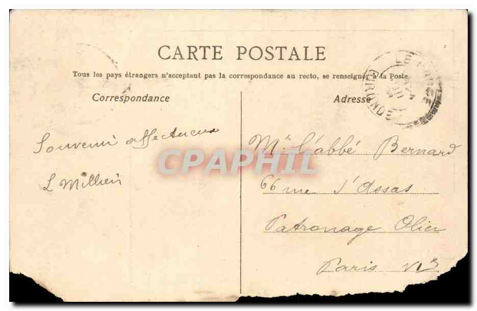 Fantaisie - Enfants - Scoutisme CPA  — Rückseite