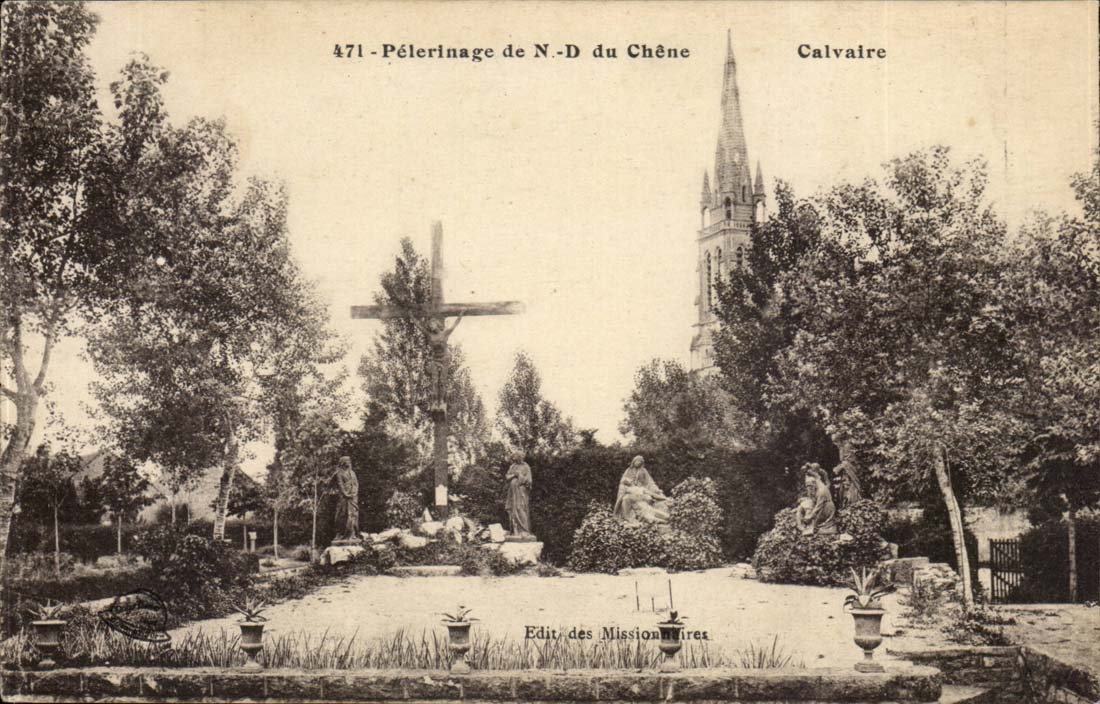 Pelerinage de Notre Dame du Chene - Calvaire CPA 