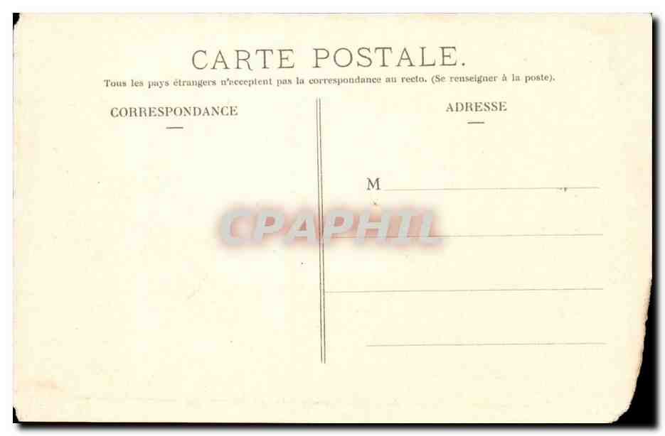Fantaisie - Enfants - Colonie Edouard - Promenades en Mer - Fort a Sable CPA  — Verso