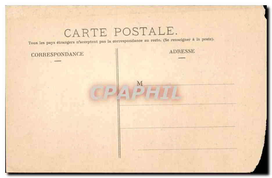 Fantaisie - Enfants - Colonie Edouard - La Toilette du Matin - fleurs CPA  — Rückseite