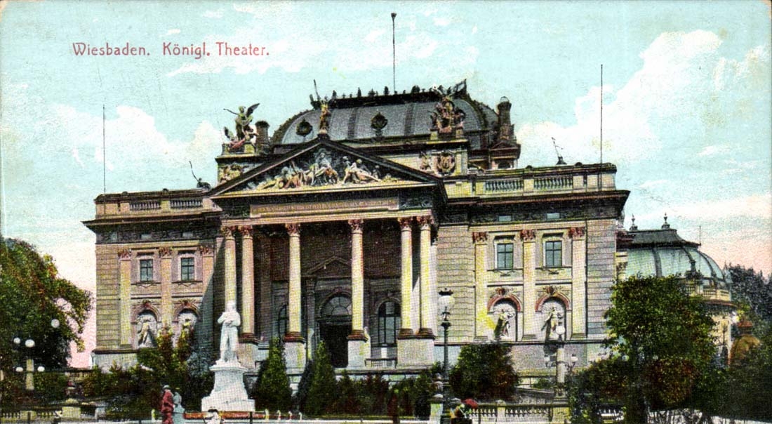 Allemagne Wiesbaden CPA Konigl Theater