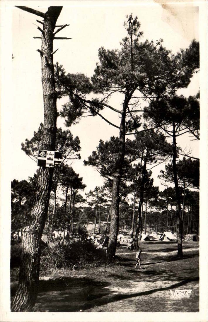 St Jean de Monts CPA Le camp du touring club de France dans les pins
