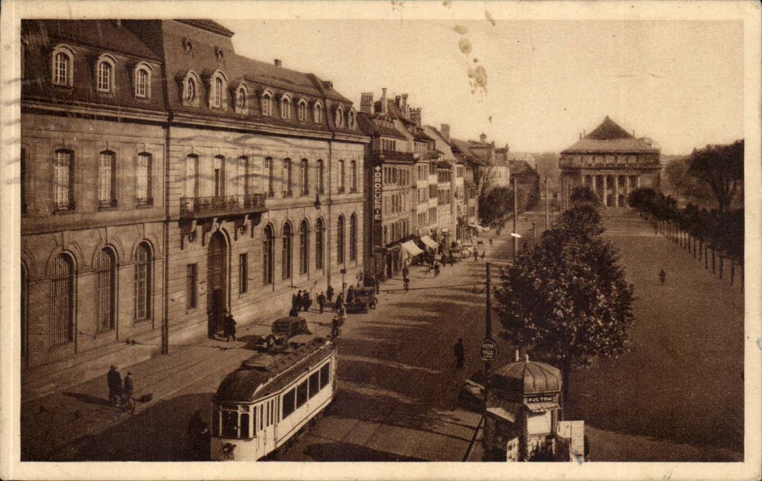Straßburg — Place Broglie und das Nationale Theater — Verlag Félix Laut, n°13
