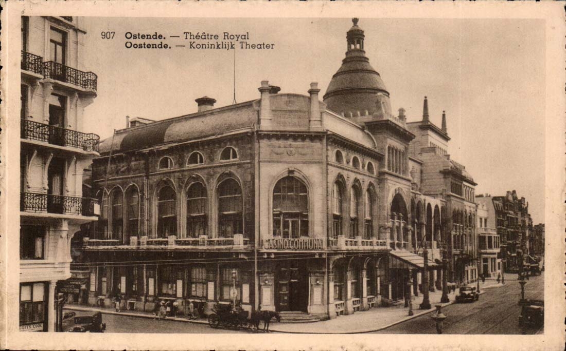 Belgie Belgique Ostende Theatre royal