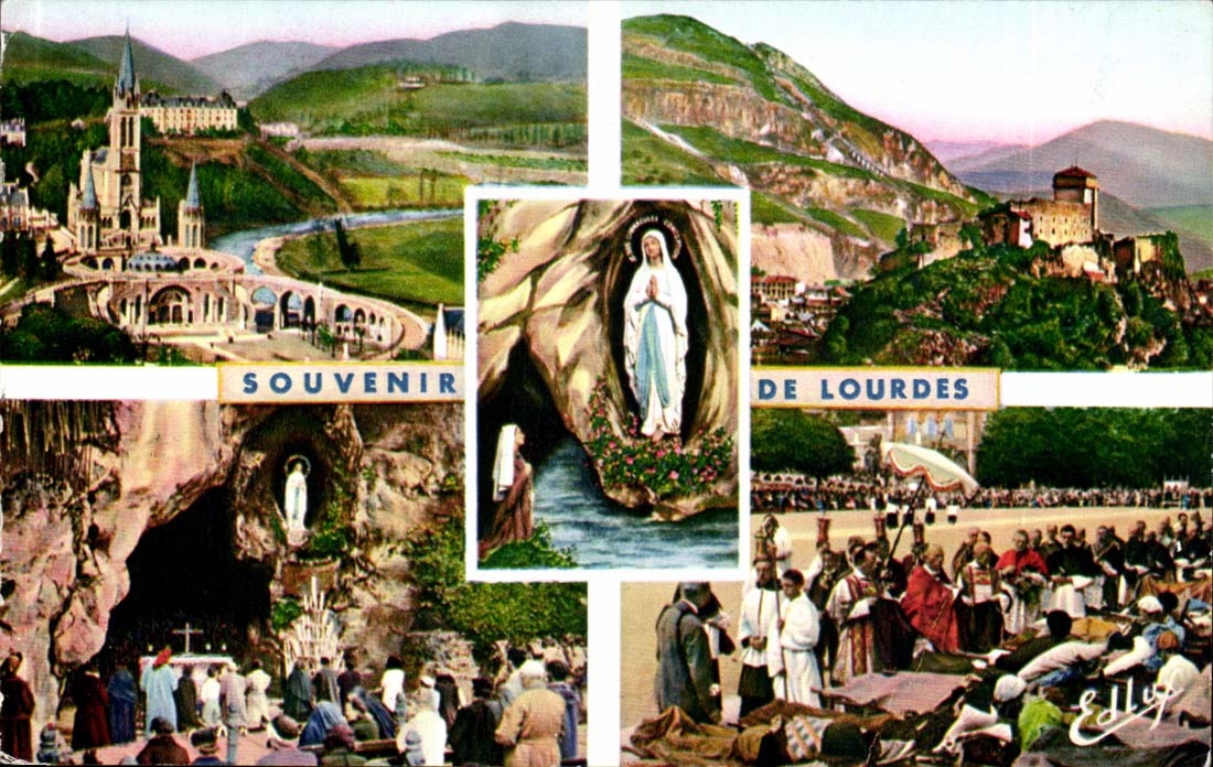 CPM Souvenir de Lourdes