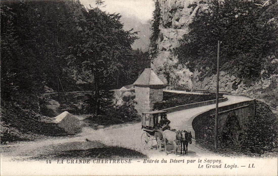 La Grande Chartreuse — Entrée du Désert par le Sappey — Le Grand Logis — LL