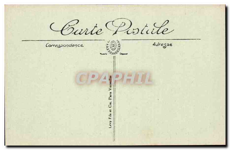 La Grande Chartreuse — Entrée du Désert par le Sappey — Le Grand Logis — LL — Rückseite