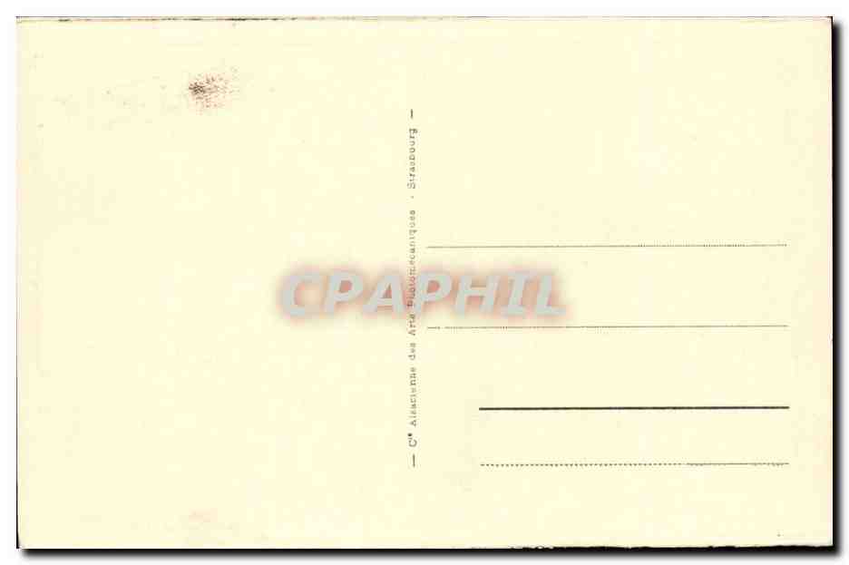 Nancy CPA Palais ducal Grand rue — Verso