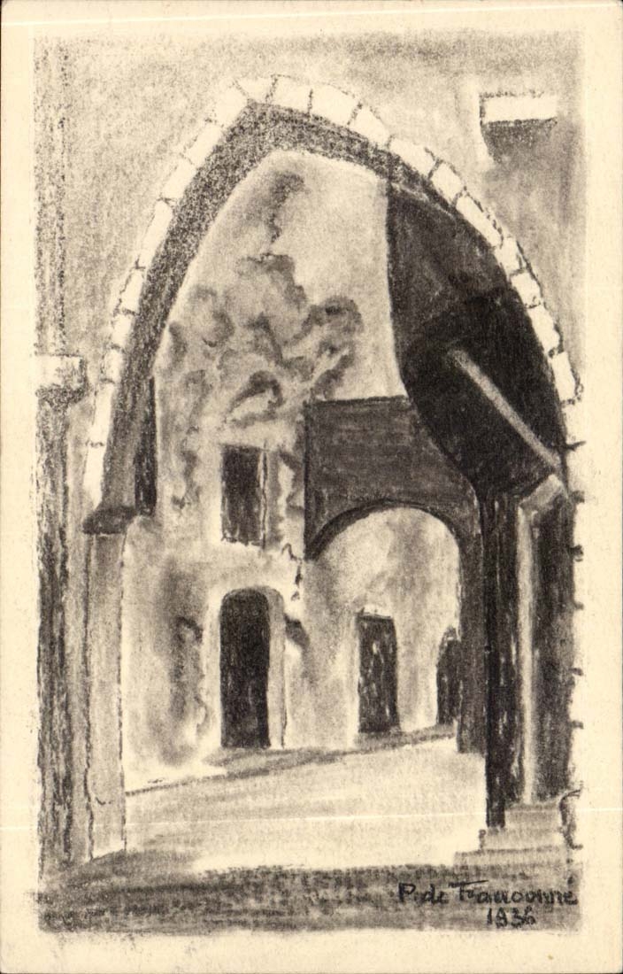 Arts - Tableau - Pade fauconne 1936- CPA 