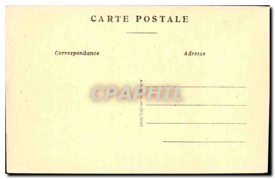 Chenonceaux - Le Chateau - Tour des Marques - CPA  — Rückseite