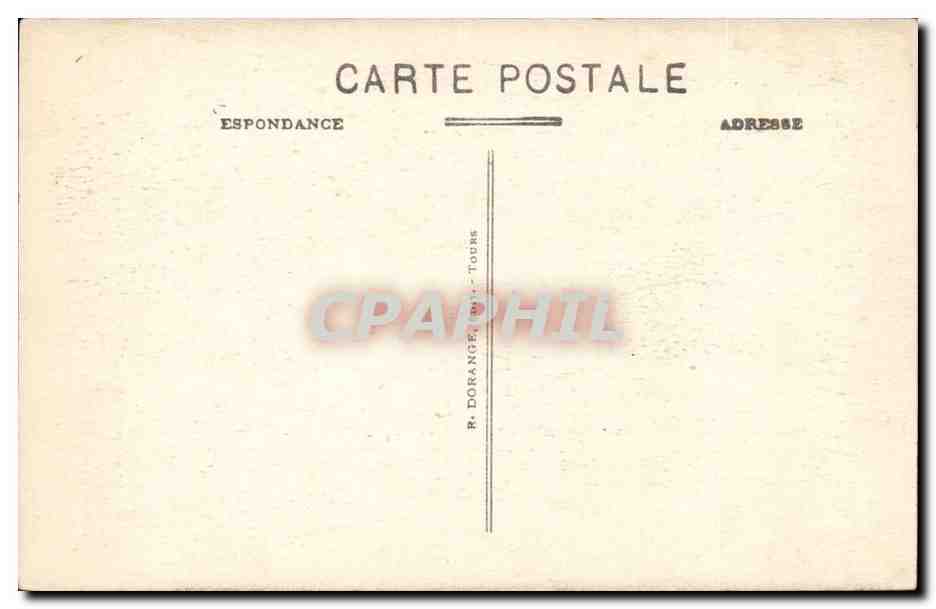 Azay le Rideau Le Chateau National XVL siecle Gabrielle d'Estrees et ses enfants - CPA  — Verso