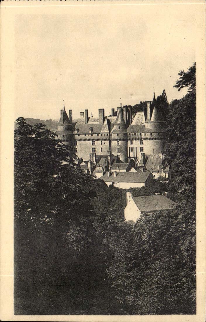 Langeais - Le Chateau XV siecle Ou fut celebre le mariage de Charles VIII avec Anne de Bretagne - CPA 