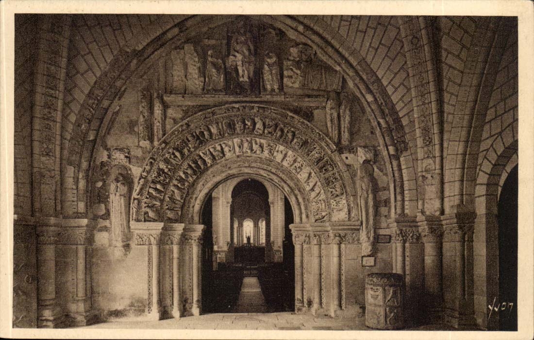 Loches - Porte de la Collegiale - CPA 