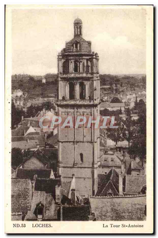 Loches - La Tour St Antoine - CPA 