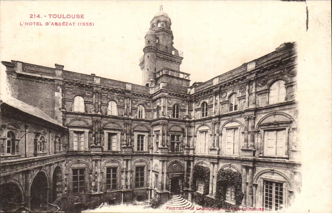 Toulouse — L'Hôtel d'Assézat (1555) — Phototypie Labouche, Toulouse
