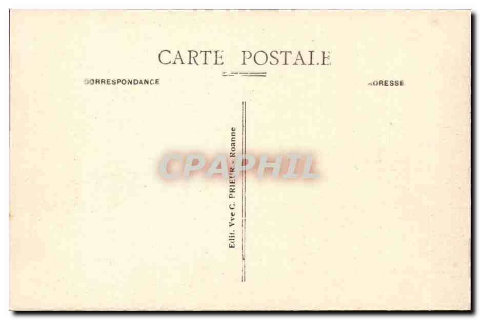 Roanne - Sihouette de St Maurice sur Loire et Ruines d'un Pont Romain - CPA  — Back