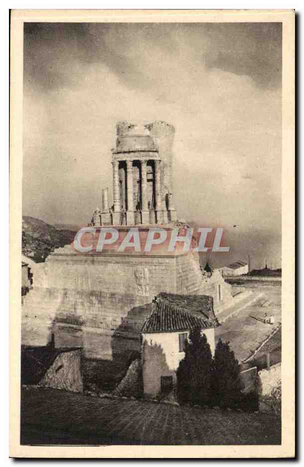 La Turbie — Trofeo de las Alpes (vista Sureste) — Serv. Commercial Monuments Historiques, Paris