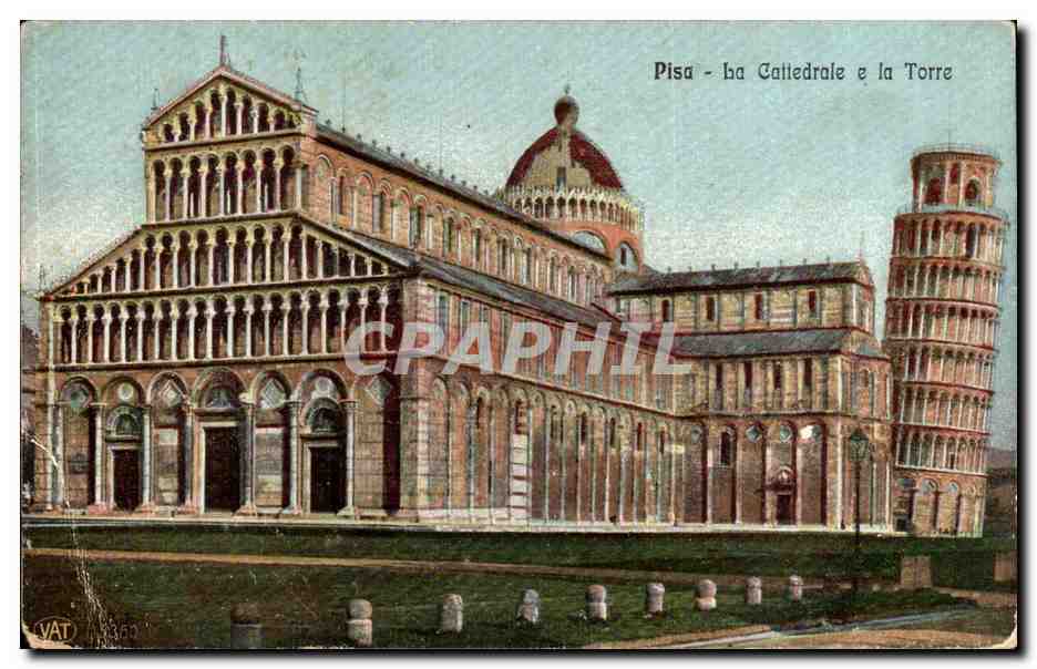 Itaie - Italy Toscana - Tuscany - Pisa La caledrale e la Torre - CPA 