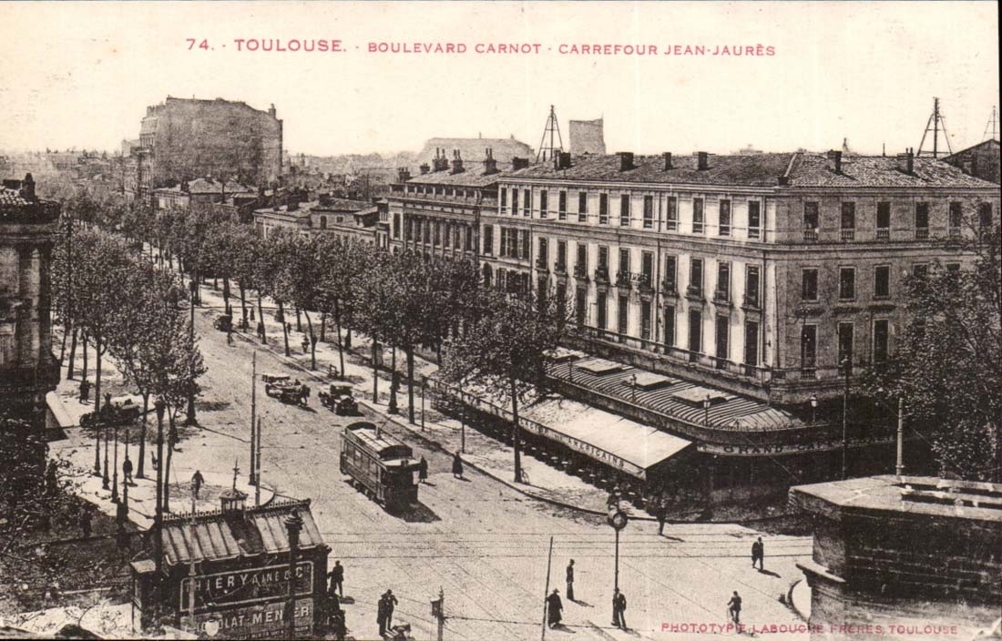 Toulouse Boulevard Carnot Carrefour Jean Jaures - CPA 