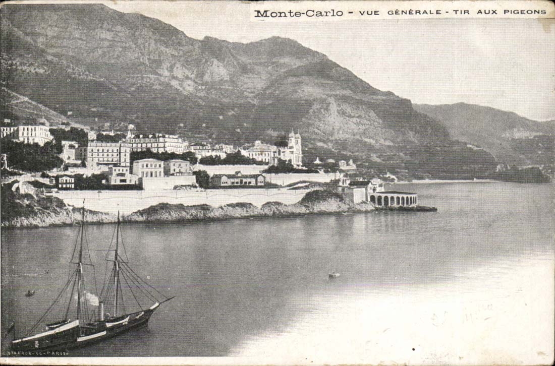 Monaco Monte CArlo CPA Vue generale Tir aux pigeons