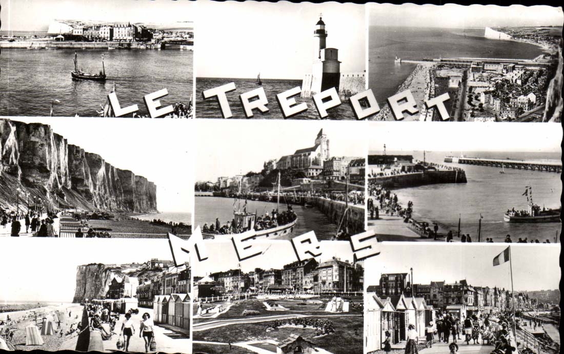 Le Treport CPA Les promenades 